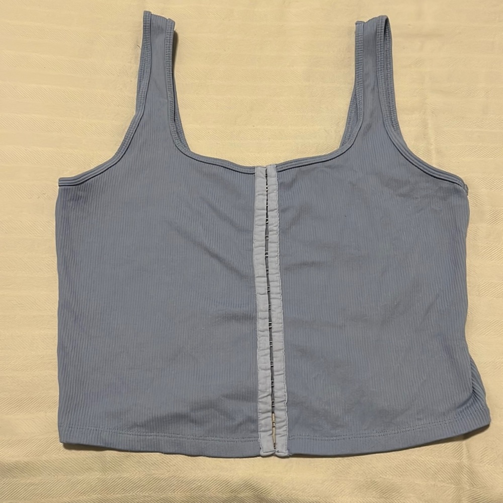 Abercrombie and Fitch hook and eye closure tank top. Great condition